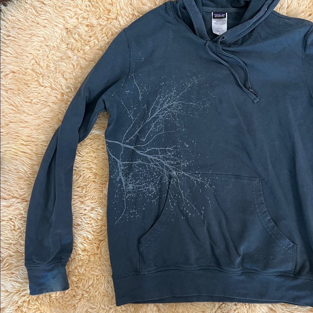 Patagonia Tree Print Cotton Hoodie - Picture 4 of 7